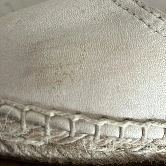 Soludos Leather Lace Up Espadrille Ballet Flats in Tan - Size 6 - Picture 11 of 11